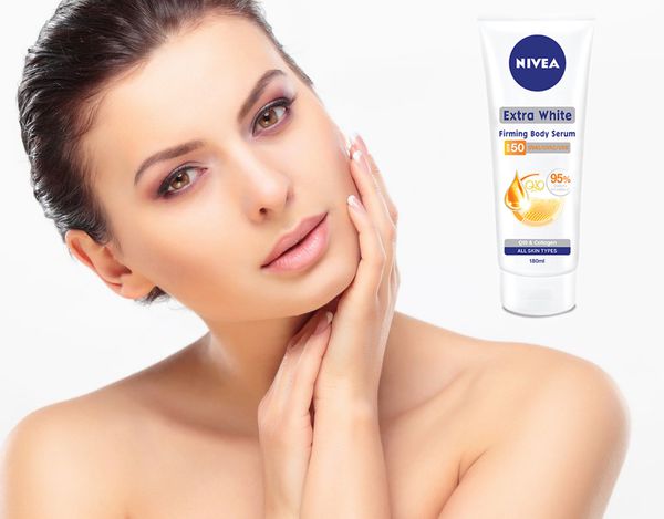 [HCM]Serum dưỡng da Nivea Extra White Repair and Protect Deep White Essence 180ml