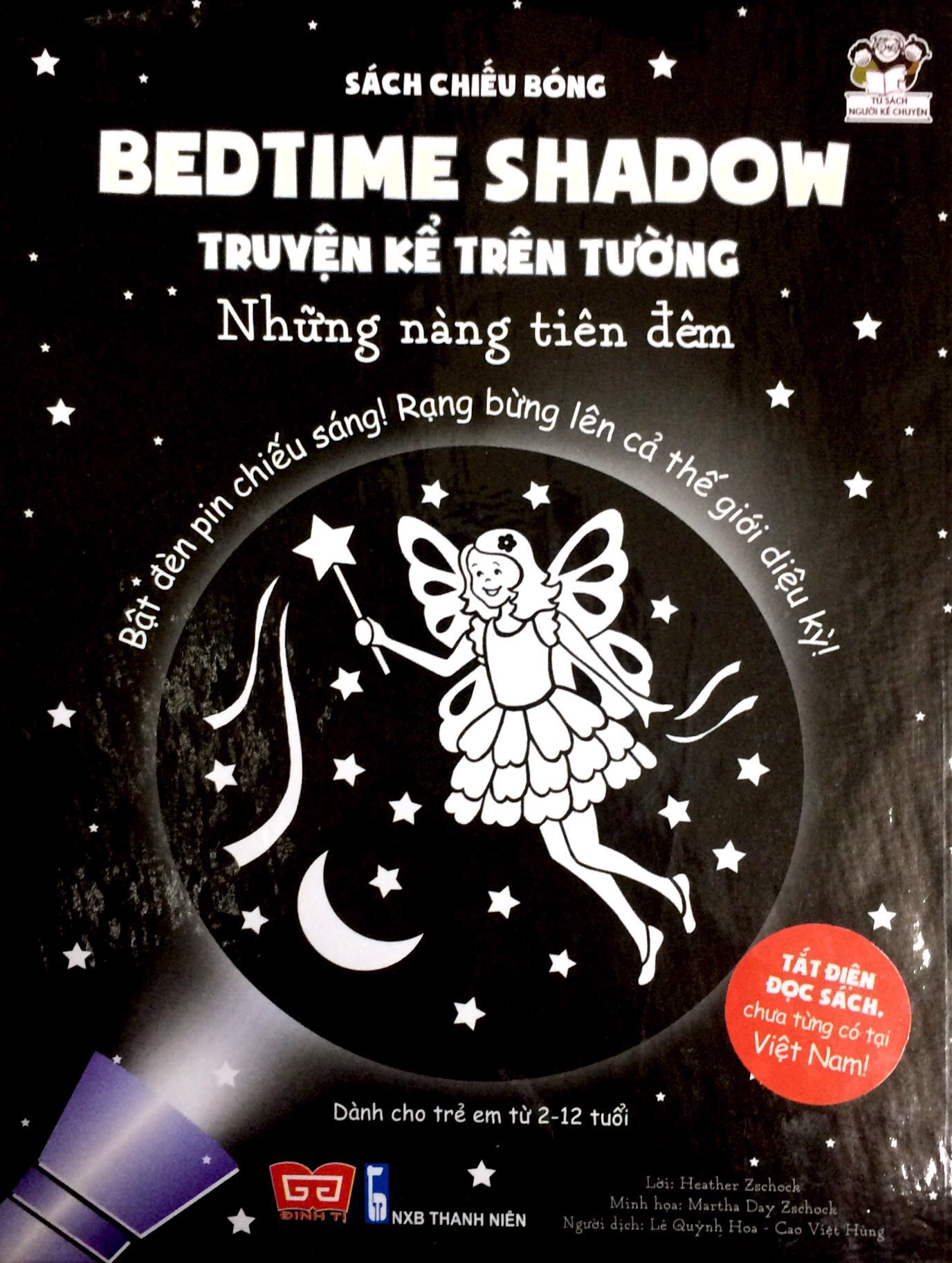 Fahasa - sách chiếu bóng - bedtime shadow - truyện kể trên tường - những nàng tiên đêm