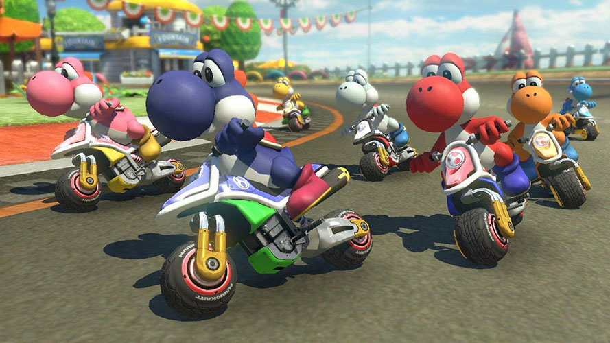 Băng game Mario Kart 8 Deluxe - Nintendo Switch hệ US