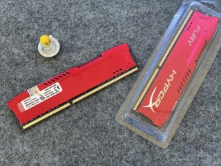 Ram DDR3 8GB Bus 1600 KINGSTON tản Fury Hyperx màu đỏ thumbnail