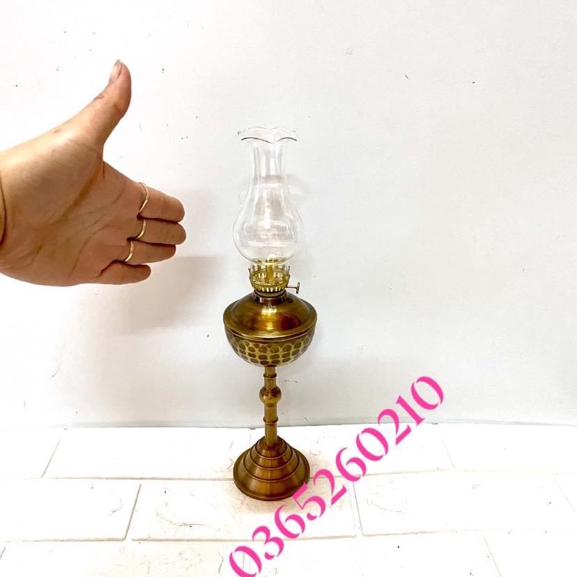Đèn dầu cao cấp chất liệu bằng đồng