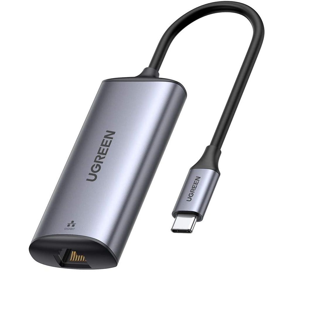 Ugreen 70446 2500mbps 2.5g màu xám card mạng usb type c gigabit lan rj45 cho macbook ipad pro điện thoại và pc cm275 70446