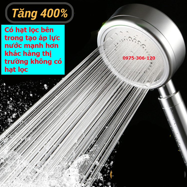 [HCM][TĂNG ÁP MẠNH] Tay Sen Tắm Vòi Hoa Sen TĂNG ÁP TS08 KHÔNG DÂY SEN tia nước phun xa mạnh tia hạt nhỏ mịn tăng áp có video thử nước