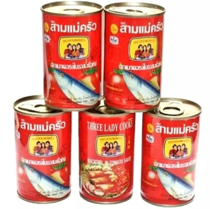 Lốc 5 Hộp Cá 3 Cô Gái THÁI LAN 155GR