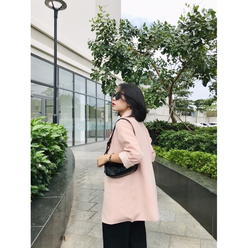 ÁO BLAZER BEIGE 2 LỚP STYLE ULZZANG HÀN QUỐC (ảnh thật/sẵn/có video)