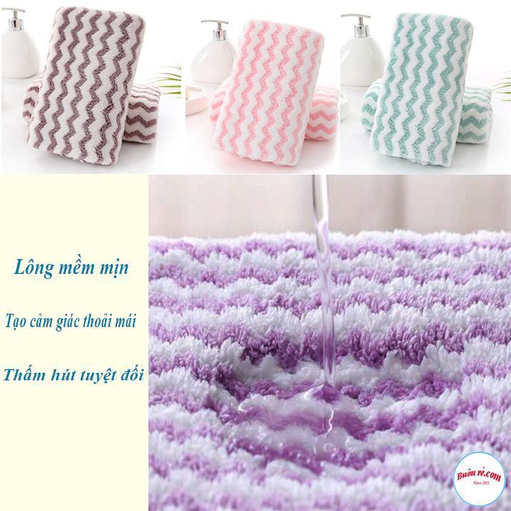 Khăn mặt lông cừu, khăn mặt dạng kẻ, khăn lau bếp đa năng