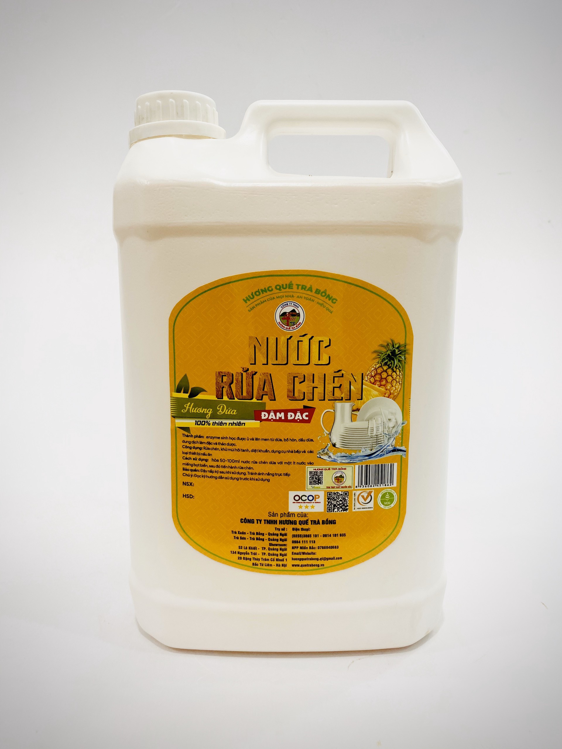 Can 5 Lít Nước Rửa Chén Dứa Đậm Đặc