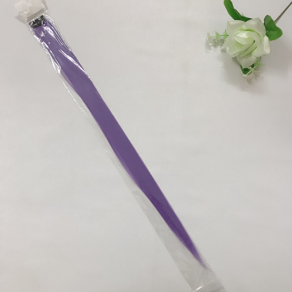[HCM]Line tóc kẹp màu tím ( 1 tép từ 80-100 sợi)