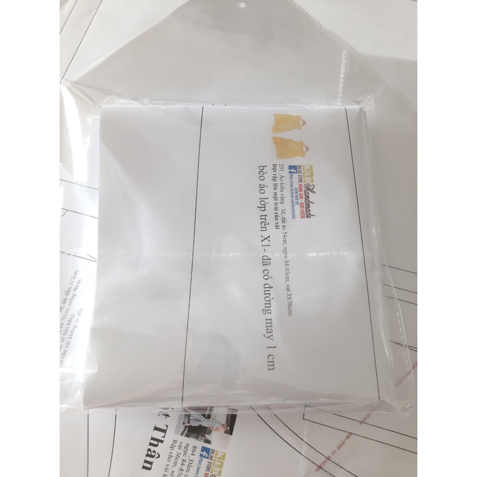 Rập giấy mã 487 (Bản vẽ) - rập áo (BẢN VẼ)
