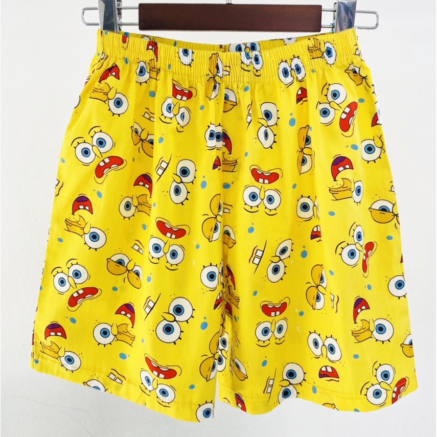 Quần Đùi Nam Cotton Mặc Ngủ - Quần đùi nam mặc nhà chất cotton siêu mát, Cartoon Short Cá Tính,không xù-chống nhăn