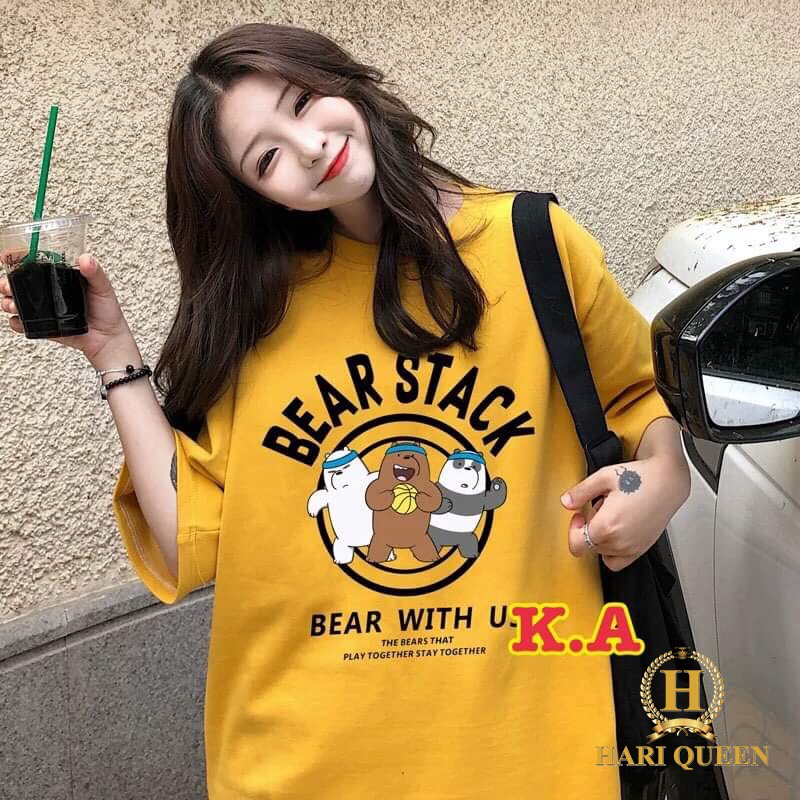 Áo phông bear stack ba gấu kan0320