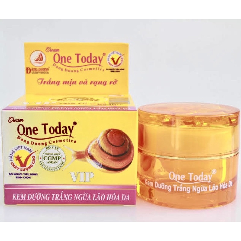 Kem dưỡng trắng ngừa lão hóa da vip one today