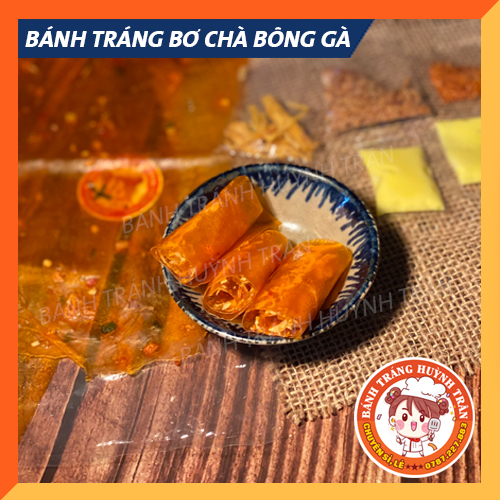 Combo 10 bánh tráng bơ chà bông gà (loại bánh tráng dẻo, sốt ngon, nhiều topping)