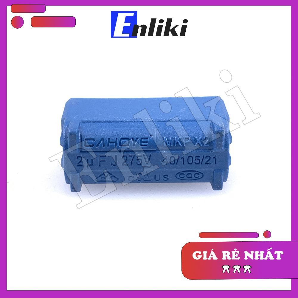 Tụ Bếp Từ 2uF CAHOYE 275VAC 400VDC