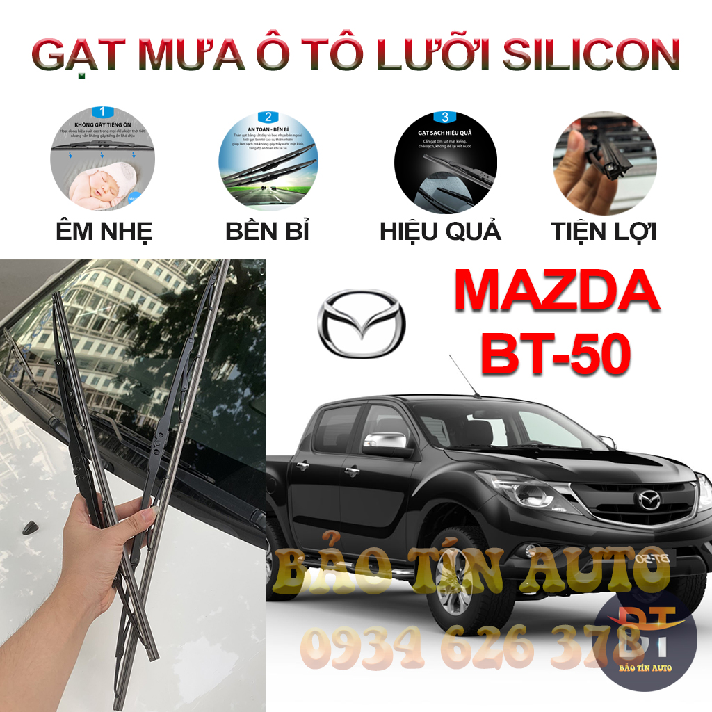 Rain windshield wiper car pickup Mazda BT50, blade wiper rain Oto Silicon, wiper rain car Oto 4,5,7 seat, brush wiper rain front carrier car Mazda