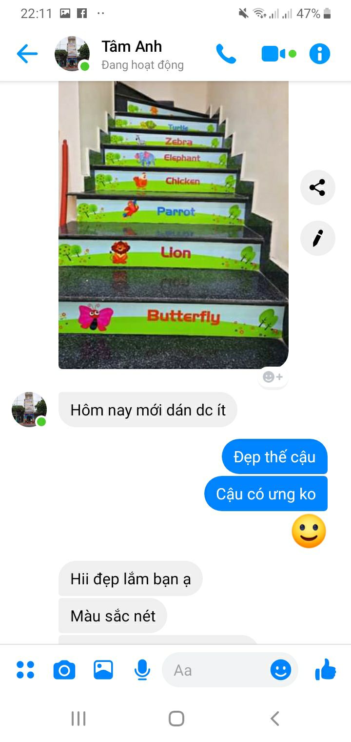 decal dán cầu thang