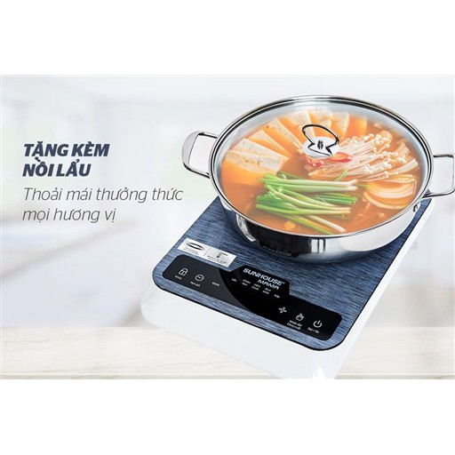 BẾP ĐIỆN TỪ CẢM ỨNG SUNHOUSE MAMA SHD6858