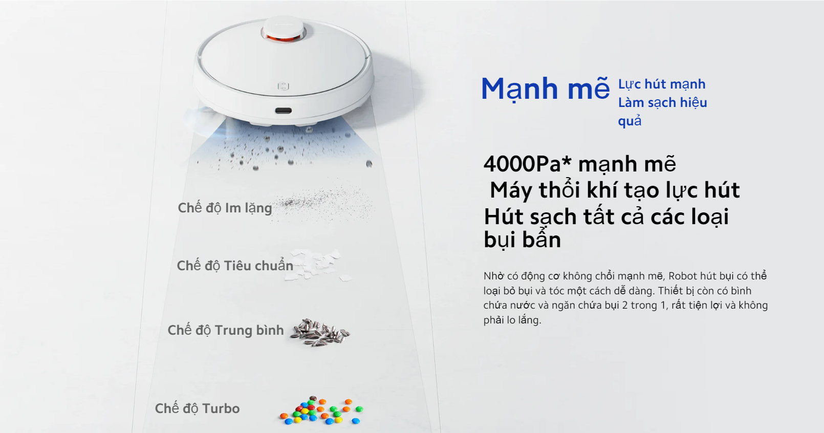 Robot hút bụi lau nhà Xiaomi Robot Vacuum S10 EU - Hàng chính hãng