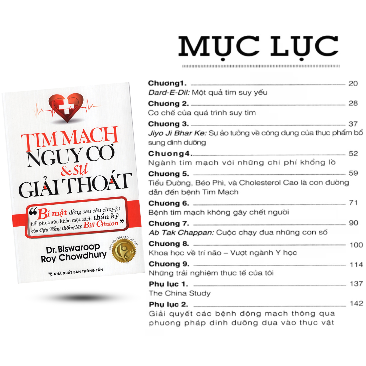 Sách Tim mạch nguy cơ và sự giải thoát TINHHOABOOKS