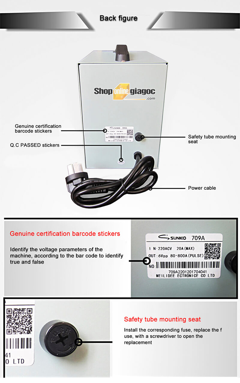 Máy Hàn Cell Pin SUNKKO 709A