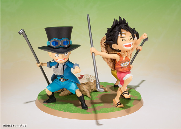 Mô hình Bộ 3 Ace Sabo Luff