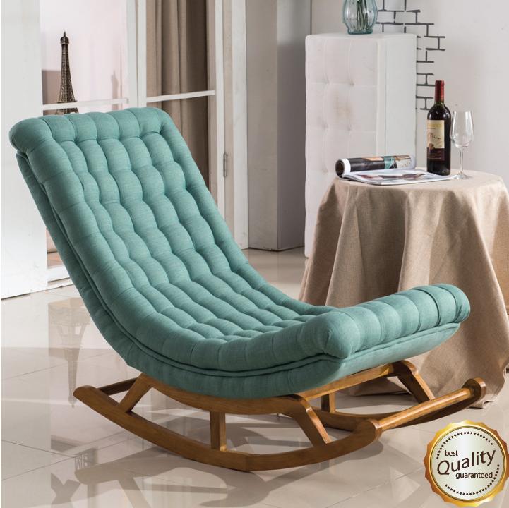 [Trả góp 0%]Ghế sofa thư giãn Ghế bập bênh kèm đôn