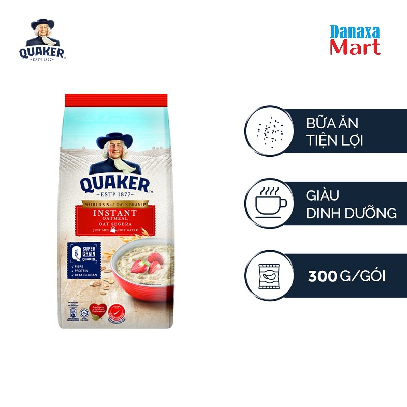 Yến Mạch Ăn Liền Quaker Bịch 1000g/300g