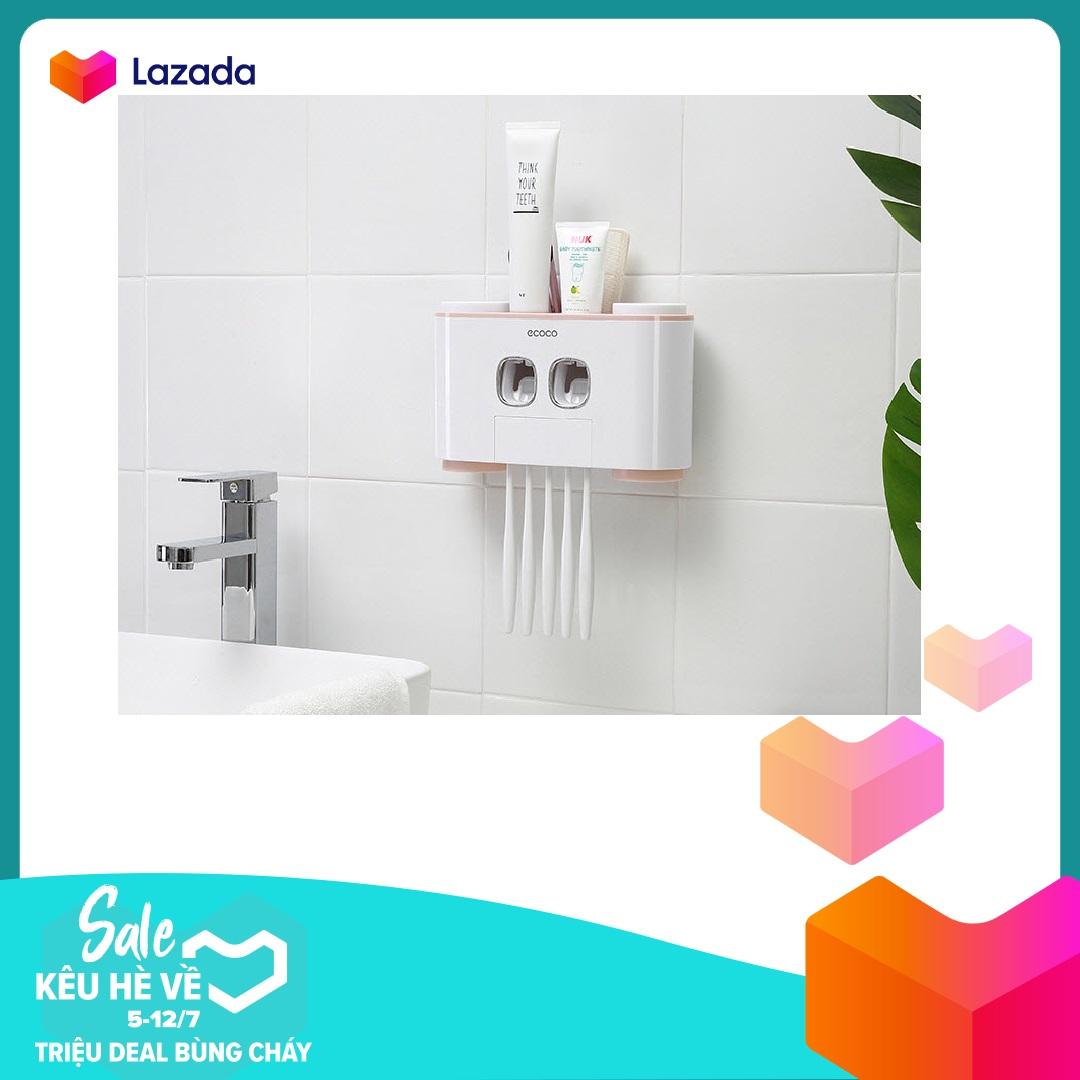Dụng cụ gồm 2 nhả kem đánh răng kèm 4 cốc ecoco, hộp nhả kem ecoco kèm 4 cốc, dung cu gom 2 nha kem danh rang kem 4 co ecoco, hop nha kem ecoco kem 4 coc