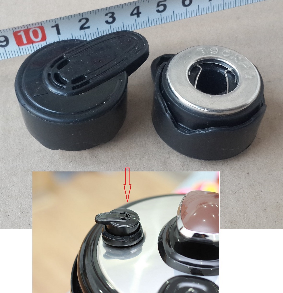 Van nồi áp suất điện cổ điển - Van xả nồi áp suất đa năng SHD 1552