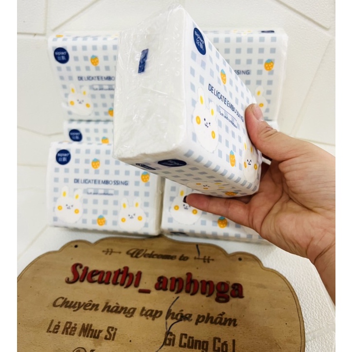 Giấy Ăn Thỏ Trắng Siêu Mịn Siêu Dai 1 Gói ( Nội Địa Trung)