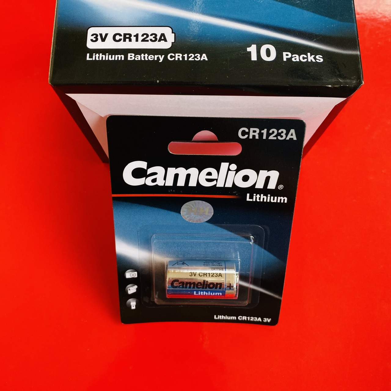 Pin CR123 Camelion lithium 3V vỉ 1 viên