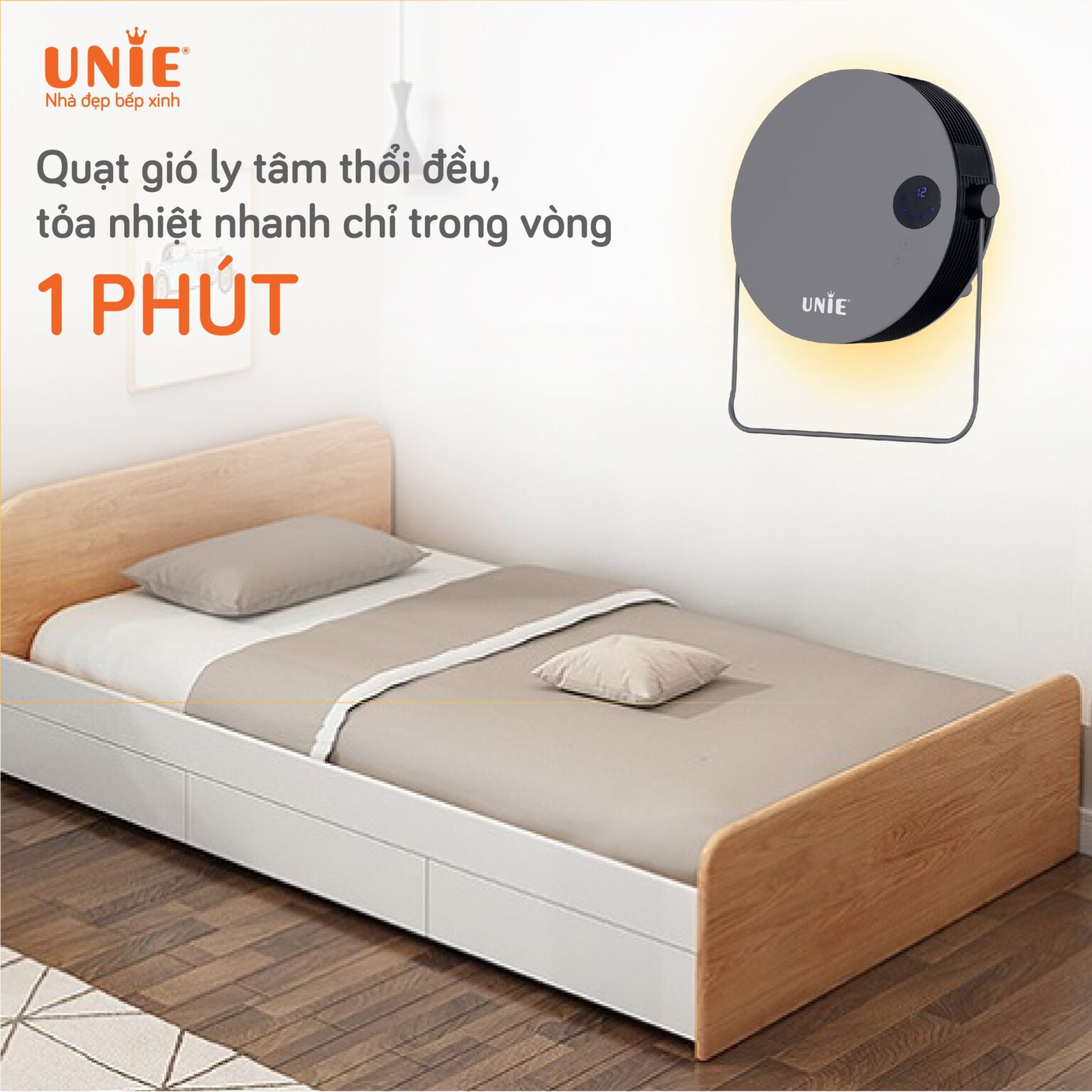 Máy sưởi gốm UNIE UE-125 công suất 2000W