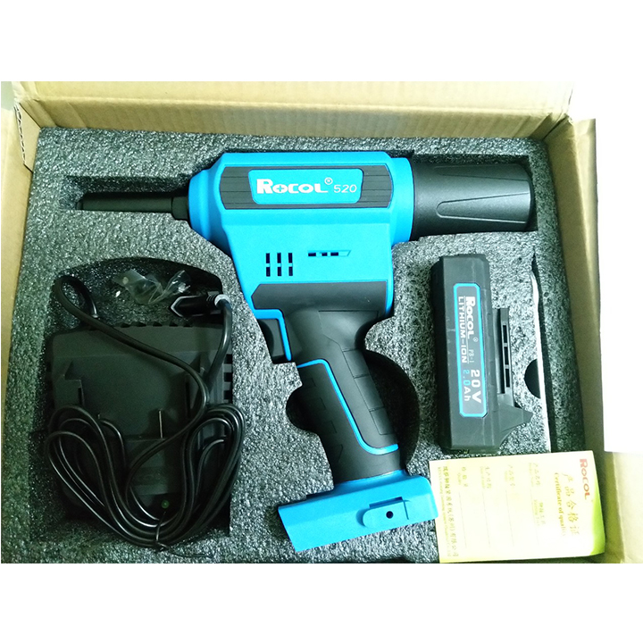 Súng bắn đinh rive bằng pin ROCOL RL520