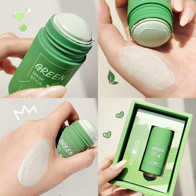 Mặt nạ trà xanh dạng lăn GREEN MASK STICK Thanh lăn mặt nạ trà xanh Green mask stick - Cam Kết Chính hãng 66g