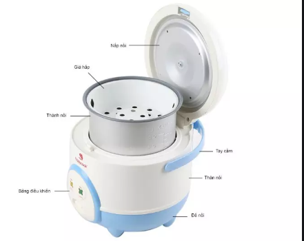 NỒI CƠM ĐIỆN HAPPYCOOK HC-060 0.6 LÍT