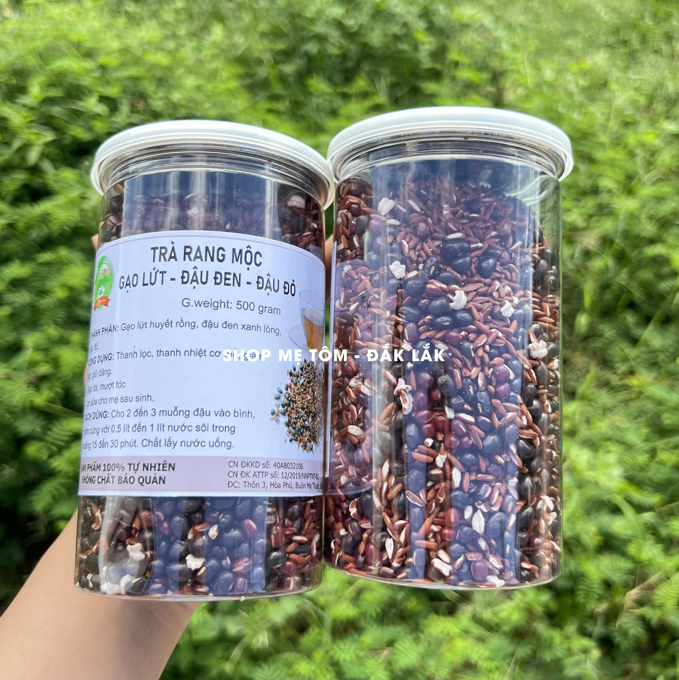 500GRAM TRÀ ĐẬU ĐEN ĐẬU ĐỎ RANG MỘC