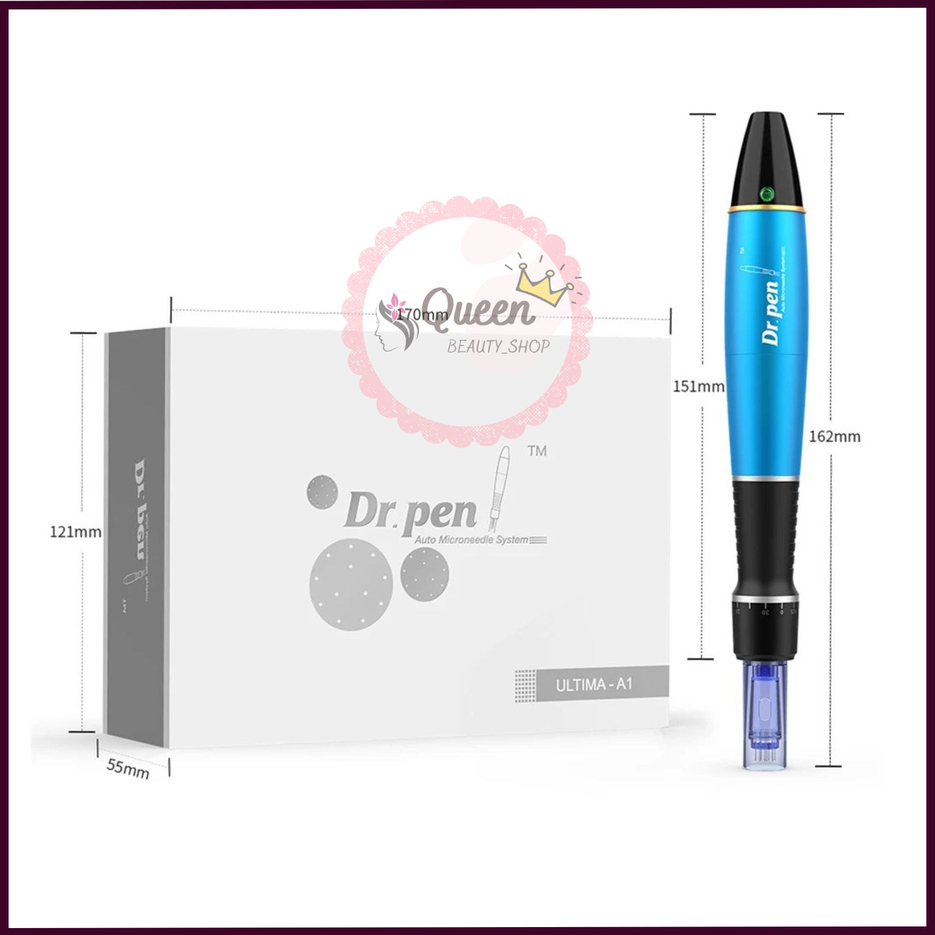 Máy phi kim Dr.Pen tích điện | Bút phi kim cấy tảo, cấy phấn Dr.Pen