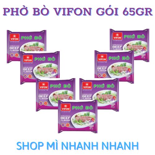 (Free Ship)Thùng 30 gói Phở Bò hiệu VIFON 65gr