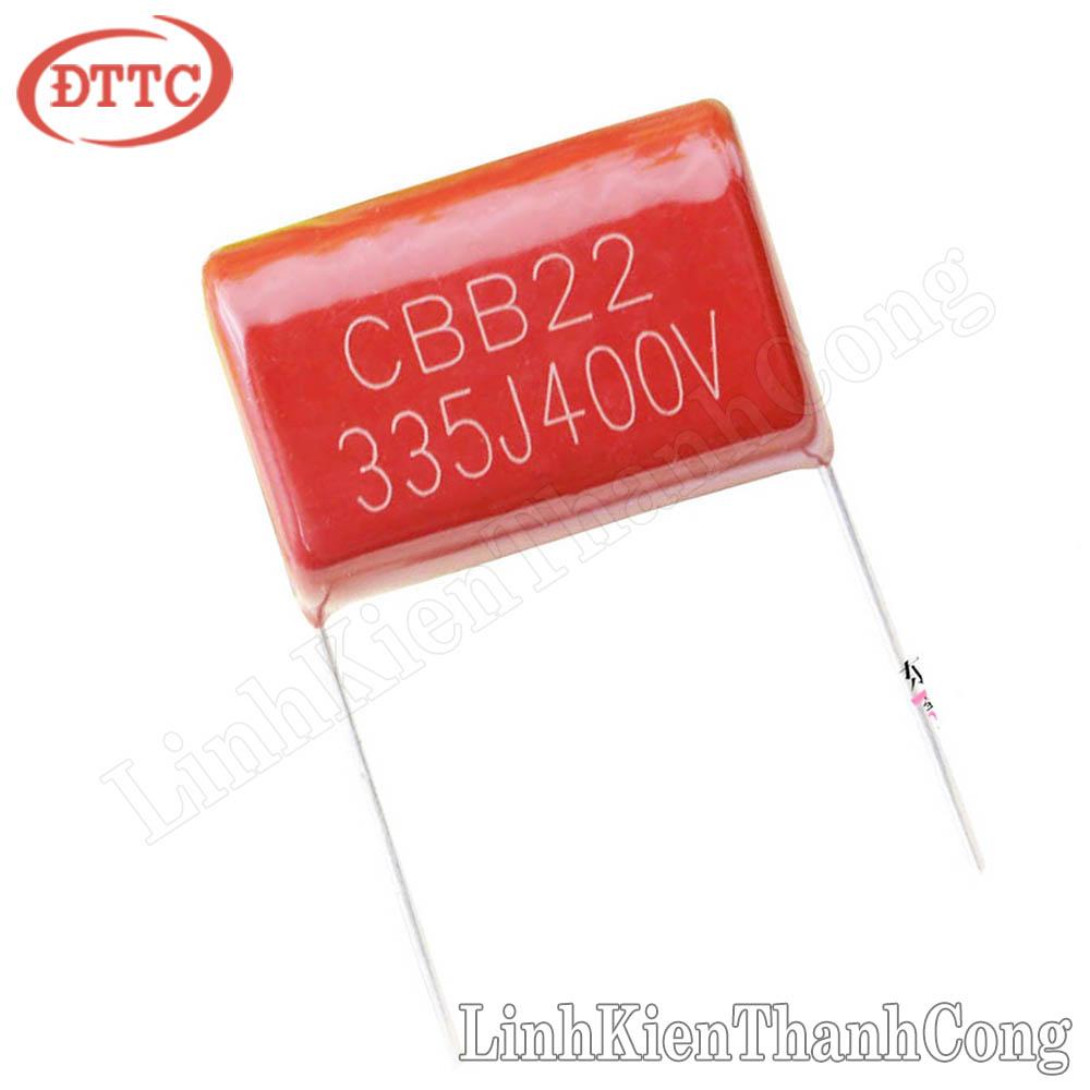 Tụ CBB 335J 3.3uF 400V