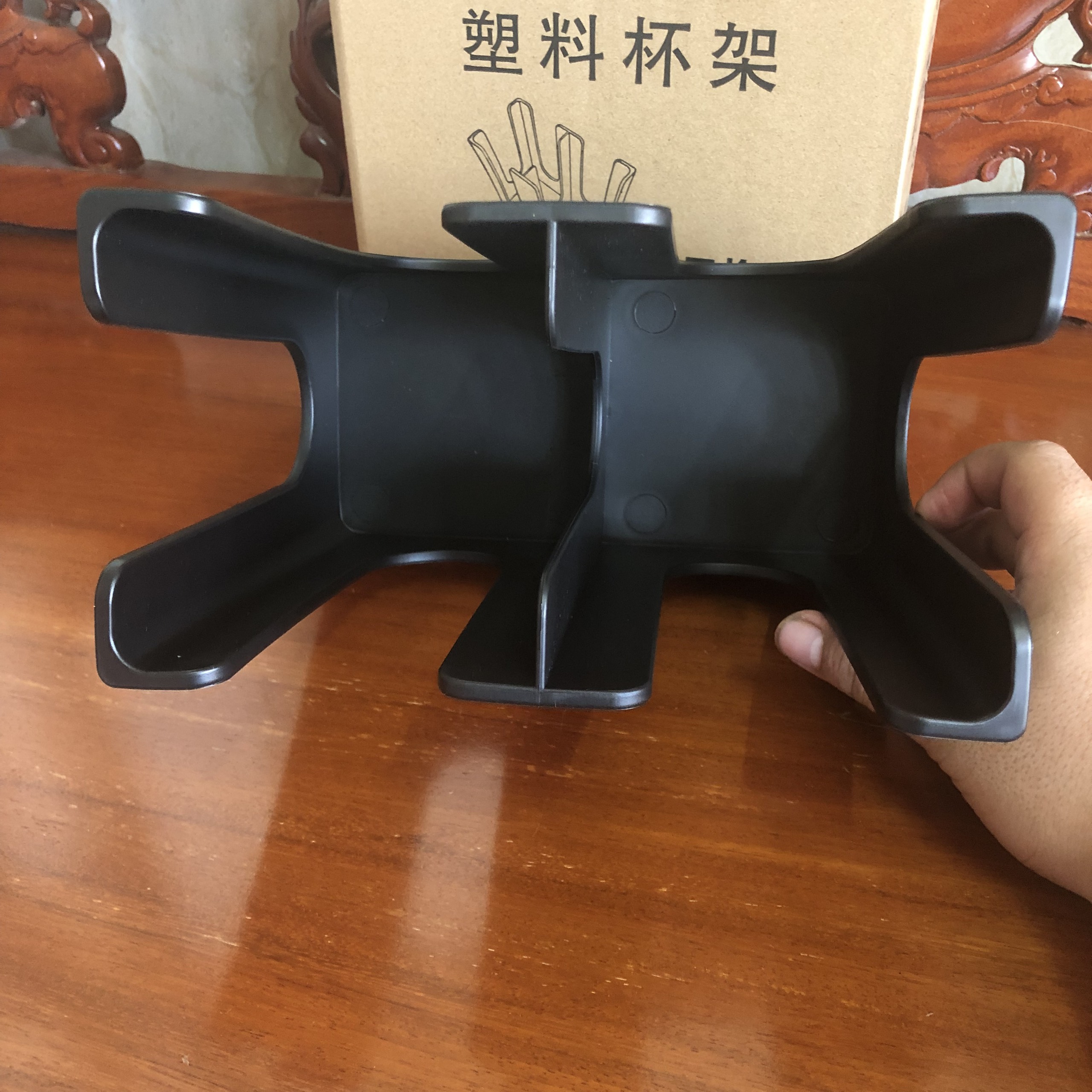 Kệ ly trà sữa 2 ngăn