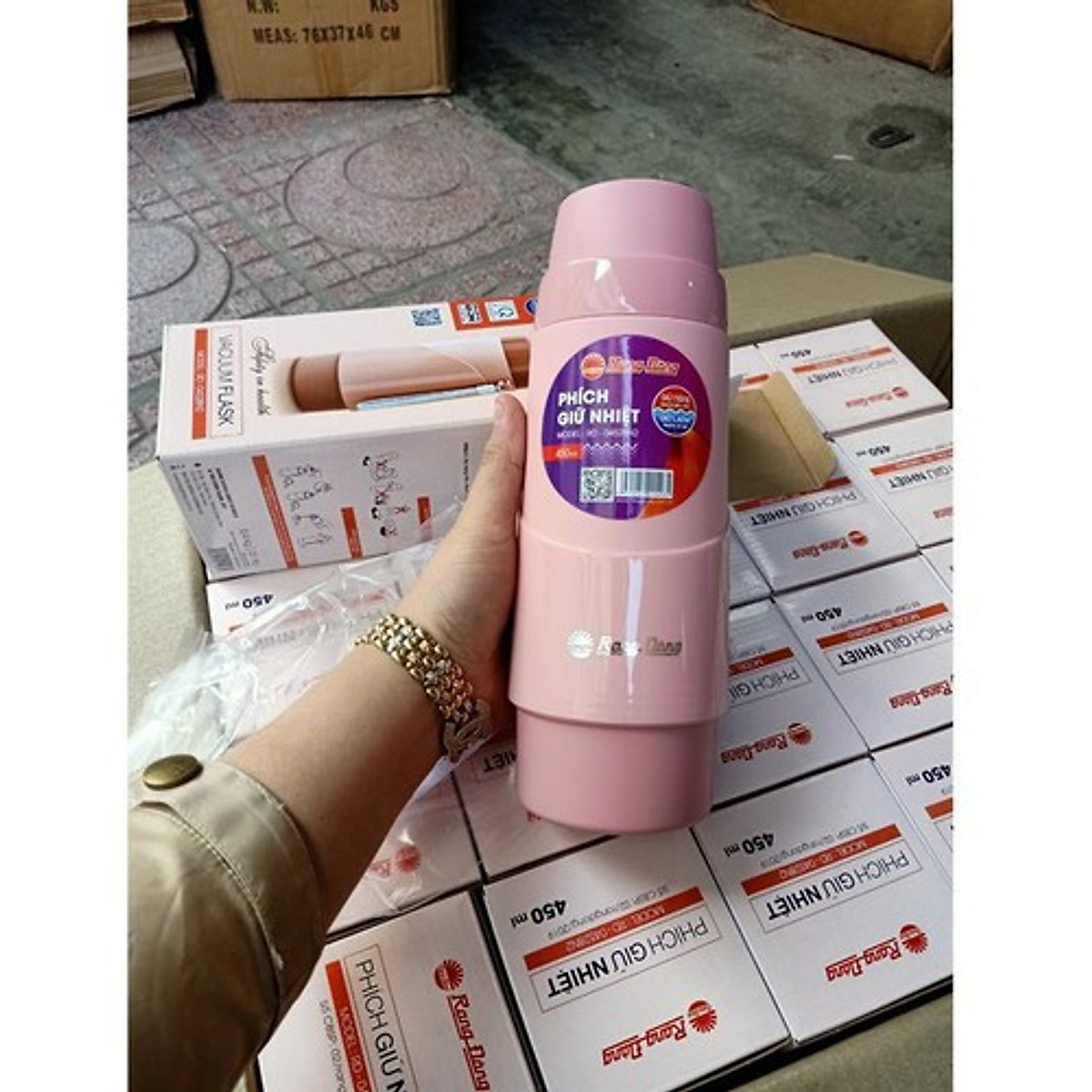 Phích Giữ nhiệt Rạng Đông 0,45L Model: RD 04528 N2