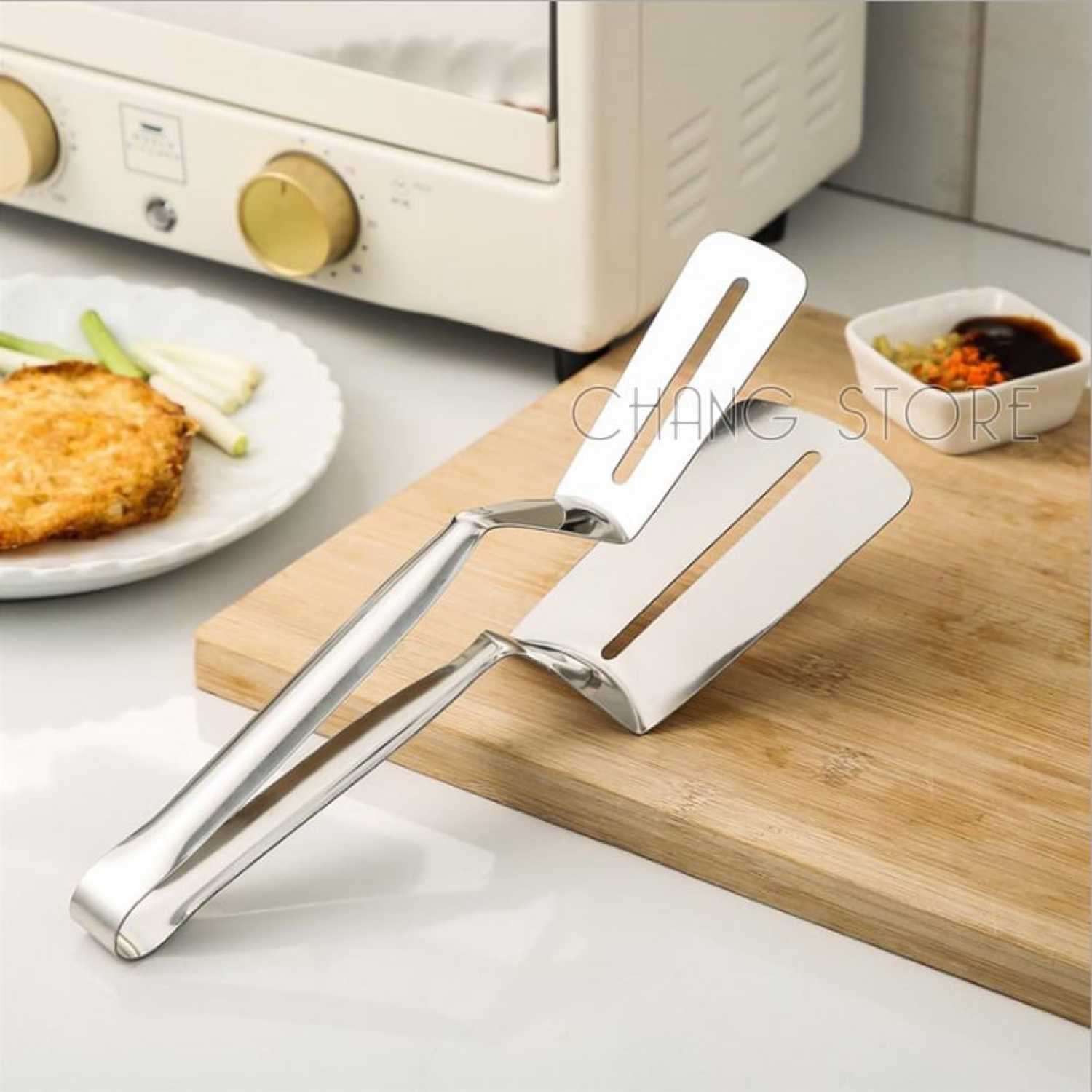 Kẹp gắp thực phẩm thông minh, Kẹp gắp thức ăn bằng inox, Dụng cụ gắp thức ăn đa năng