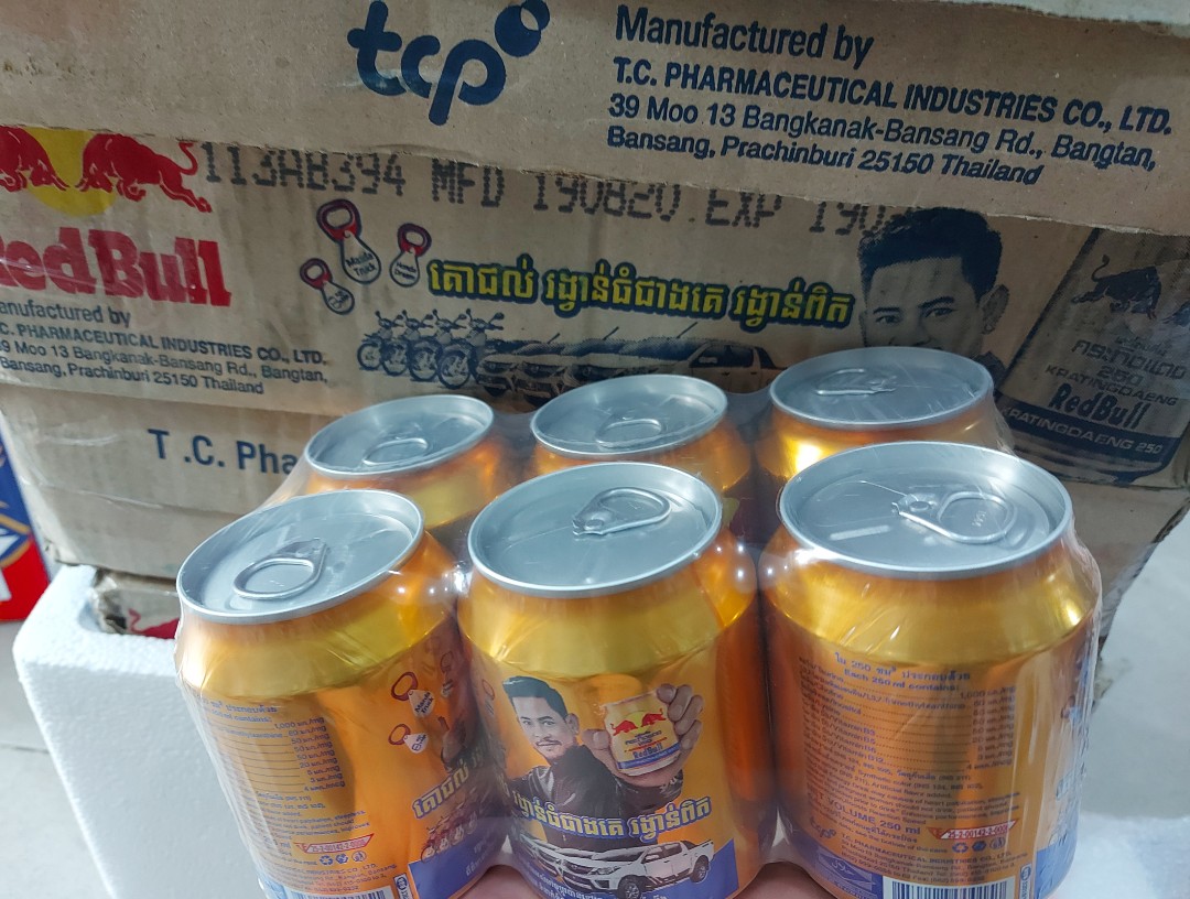 Bò Húc Thái REDBULL (Lóc 6 lon)