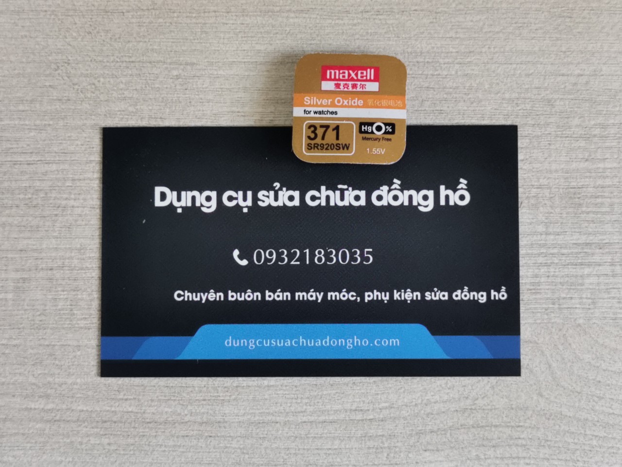 Pin đồng hồ đeo tay Maxell SR920SW 371