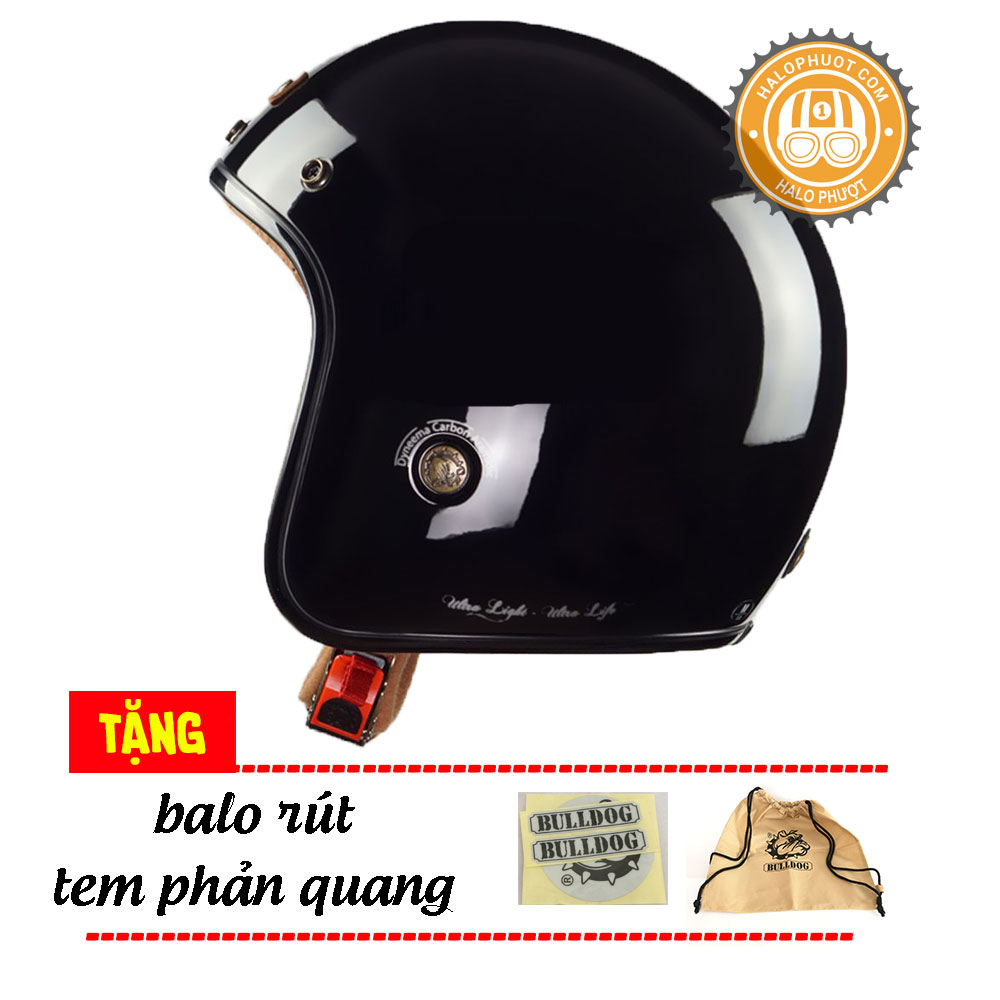 Mũ bảo hiểm Bulldog Heli Fiberglass sợi thủy tinh