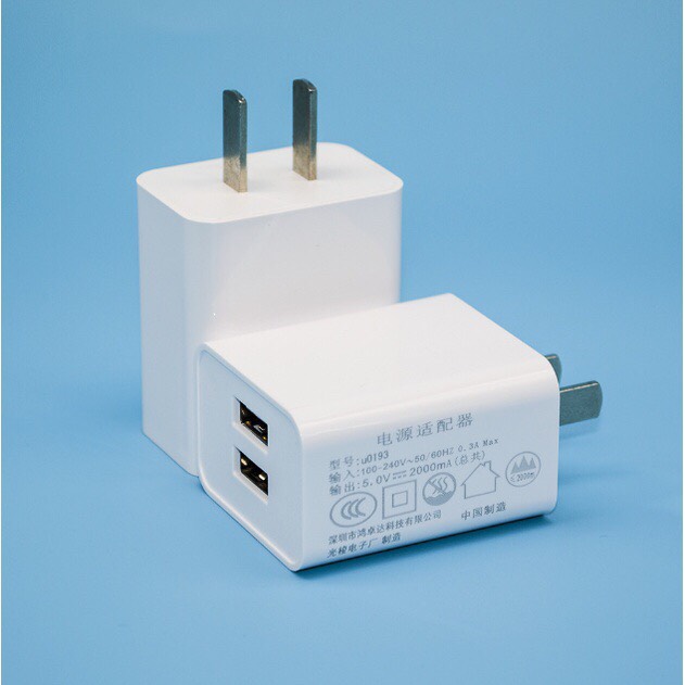 Củ Sạc Charger 2 Cổng USB