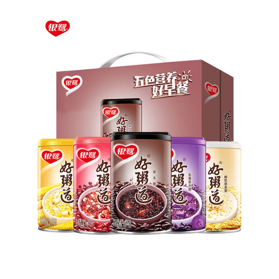 [ĐỦ VỊ] CHÁO BÁT BẢO/CHÈ NGŨ CỐC ĂN LIỀN YINLU 280G