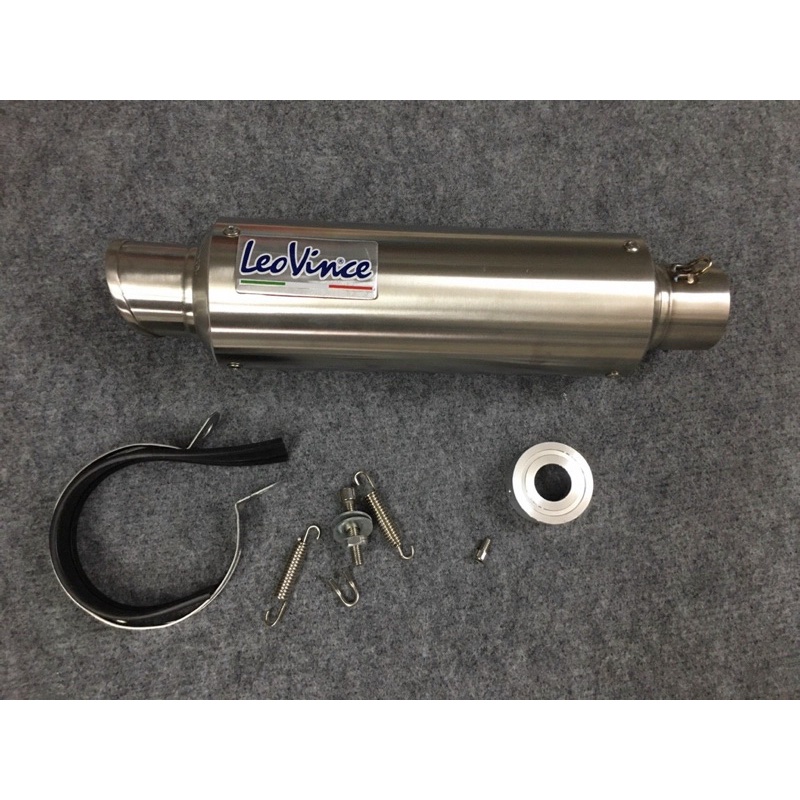 Pô Leovince carbon , bạc hàng 1:1 - Bạc