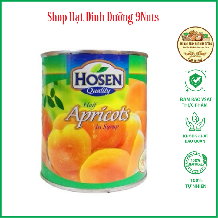 Đào ngâm hosen miếng đào đều, độ giòn tương đối, thịt dày