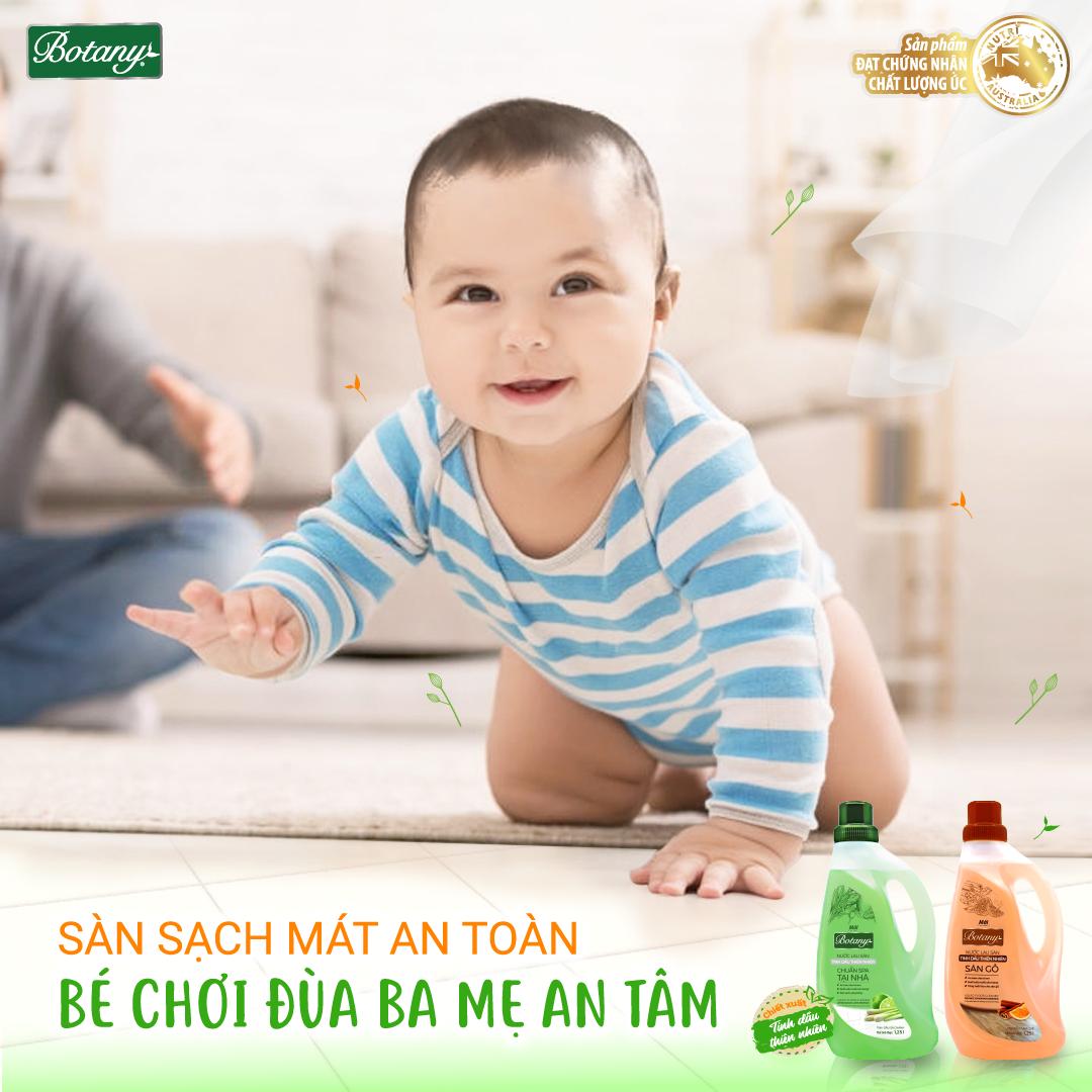 Nước Lau sàn Botany - tinh dầu sả chanh